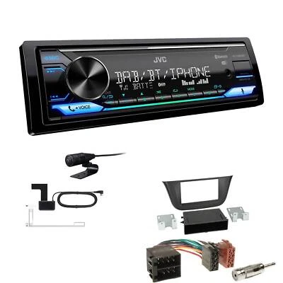 JVC Digital 1-DIN Autoradio DAB+ Bluetooth für Jaguar S-Type bis 2002 silber - Bild 1 von 4