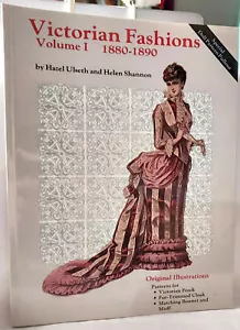 1991 2ndPrint Victorian Fashions Vol 1 1880-1890 Book w/3 Doll Clothing Patterns - Imagen 1 de 5