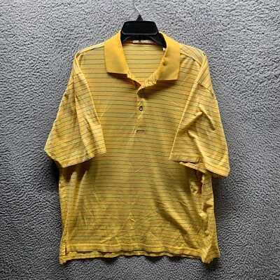 Vintage Fairway & Greene Polo Shirt Adult Large Yellow Mercerized Cotton Mens - Image 1 of 4