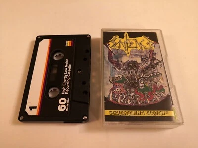 Sentence - Devastating Wrath cassette MC Whiplash Demolition Hammer Morbid Saint - Image 1 of 4