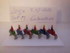 6 x SCOOTERS  OUDE  -   Set M - 1:87 - LEGO -