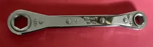 EXCELLENT PROTO 3/8” x 7/16” Ratcheting Box Wrench, 6 Point , 1192 MADE IN USA! - Picture 1 of 3