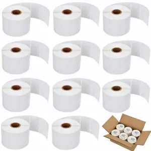 30 rollos de 1000 etiquetas de código de barras de envío térmico directo 2,25x1,25 Zebra - LP2824 - Imagen 1 de 8