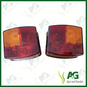 Rear Lamp Set suits Case International 595 685 844 695 856 (LH & RH) - Picture 1 of 3