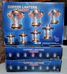 3 cuerdas de 7 luces de linterna color cobre interior/exterior - Imagen 1 de 4