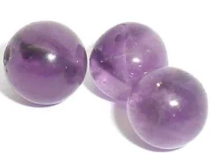 Amethyst. Kugel. 6mm. Strang ca. 39cm / 65 Stück - Bild 1 von 1
