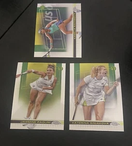Tennis 3 card 2024 Chrome rookie lot Paolini Siniakova Rakhimova - Imagen 1 de 1