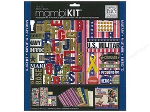 Kit de álbum de recortes militar Mambi de 12" retirado pegatina de papel aglomerado Brad Veterano - Imagen 1 de 1