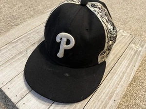 Philadelphia Phillies MLB New Era 59Fifty Baseball Cap Hat Ben Franklin Sz 7-5/8 - Picture 1 of 10