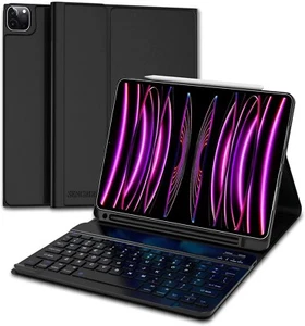 SENGBIRCH Tastatur Hülle für iPad Pro 10,9 Zoll 2022/2021/2020 und mehr - Bild 1 von 14