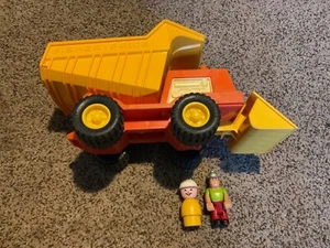 Vintage 1974 Fisher Price 302 Husky Helper Big Dump Truck Made In The USA. Used - Picture 1 of 7