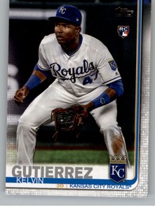 2019 Topps Update #US116 Kelvin Gutierrez RC Rookie Royals