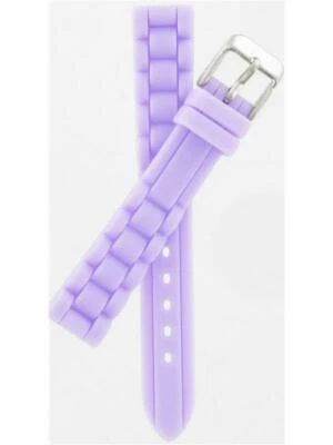 Correa de reloj de silicona genuina púrpura de 18 mm para damas Hadley-Roma HR2806214 Foto 1 de 3