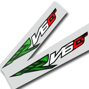 Aprilia RV60 Moto Calcomanías Gráficas Pegatinas x 2COLORES BANDERA ITALIANA - Imagen 1 de 3