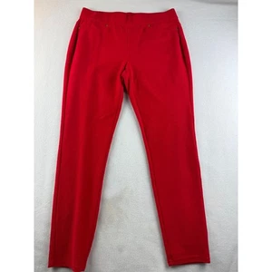Michael Kors Damen Leggings rot Stretch Größe L Gummibund - Bild 1 von 9