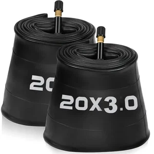 2x Fatbike Fahrradschlauch 20x3 Zoll Set für Fat Bike Schlauch 20 Zoll 20 x 3.0 - Bild 1 von 3