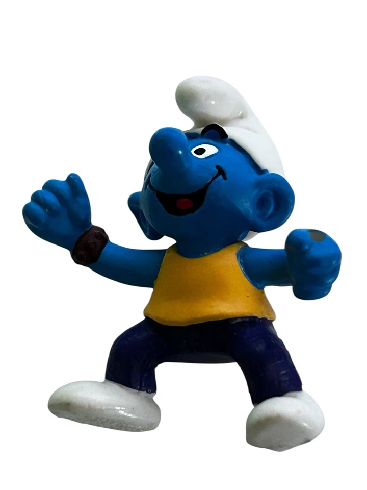 Pitufo Baterista Schleich Juguete Juego Juguete Sin Palos PVC Foto 1 de 4