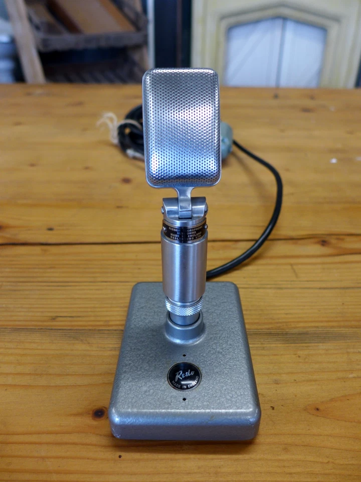 Vintage Reslo Ribbon Microphone Made In England By Reslo Sound Ltd Collector - Image 1 of 4