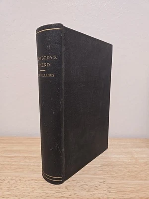 1874 Vintage Book: Everybody's Friend Josh Billings' Encyclopedia - Image 1 of 4