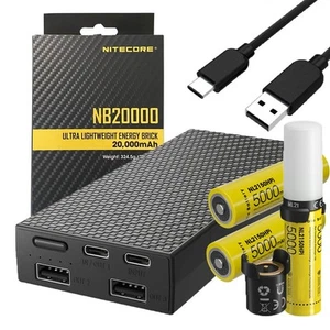 Nitecore NB20000 Ultra Lightweight Quick Charge Multi Ports USB Power Bank 20,00 - Picture 1 of 12