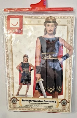Womens Roman Warrior Fancy Dress Costume New Extra Small XS 4-6 Gladiator  - image 1 of 2