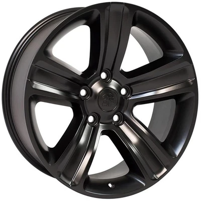 Satin Black Wheel 20x9 for 2004-2009 Dodge Durango - RVO1500 - Image 1 of 3