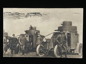 Postkarte 1. Weltkrieg Italienische Panzerautos 1921 - Soldaten & Fahrzeuge, Genua Militär - Bild 1 von 2