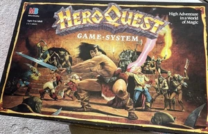 Hero Quest Board Game Milton Bradley 89,90 Almost Complete - Picture 1 of 11