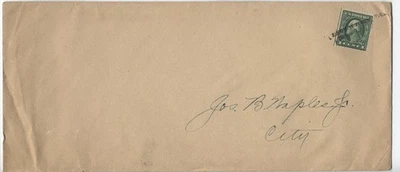 c1920 Georgetown dE straightline handstamp 1ct Washington drop rate cover [R.48] - Image 1 of 3