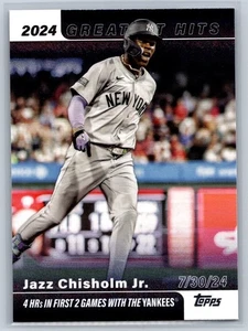 2025 Topps - 2024 Greatest Hits - Jazz Chisholm Jr #GH-14 - Bild 1 von 2
