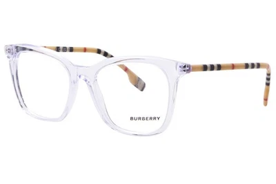 Burberry BE2390 3889 Eyeglasses Women's Transparent Full Rim Square Shape 50-mm - Image 1 of 4