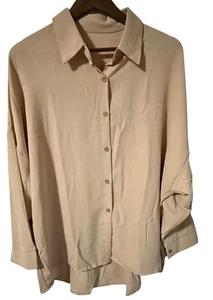 2-teiliges lockeres solides Damen-Set Sommer Tops weites Bein Hose Outfit US XL - Bild 1 von 5