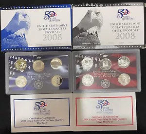 2008 US Mint 50 State Quarter Clad & Proof Sets - Picture 1 of 1