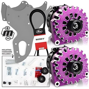 Mechman D201PU Dual Bracket Purple Alternator 99-04 GM Trucks W/4.8, 5.3, & 6.0L - Picture 1 of 7