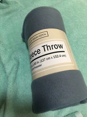 Polar Fleece Throw 50 pulgadas por 60 pulgadas nuevo Foto 1 de 4