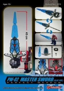 Perfect Effect PW-02 PW02 MASTER SWORD BLUE VER MISB IN STOCK - Picture 1 of 5