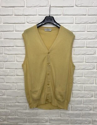 Винтажный мужской кашемировый жилет Brunello Cucinelli без рукавов кардиган размер 56 - Изображение 1 из 4