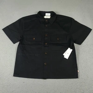 Honor The Gift Shirt Mens Size Small Black Shop Shirt Button Up Short Sleeve - Picture 1 of 7