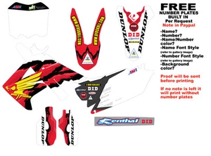 DFR CRF450 GRAPHICS “SUPER MAC 2095” 2009-2012 CRF 450 HONDA - Picture 1 of 5