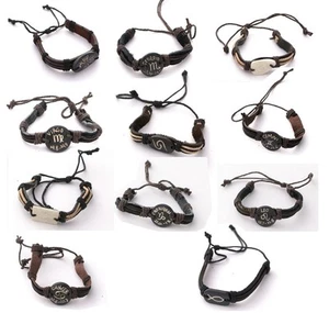 Lederarmband, 5 Stück,Leder Armband, Armband in Surferstyle,Surfer Biker Rocker - Bild 1 von 23