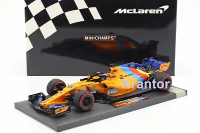 1:18 Minichamps McLaren Renault MCL33 Alonso Last F1 Race Abu Dhabi GP 2018 RAR - Bild 1 von 4