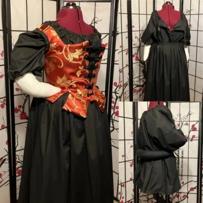 Traje Renfaire Midnight Fire 4 piezas Foto 1 de 4