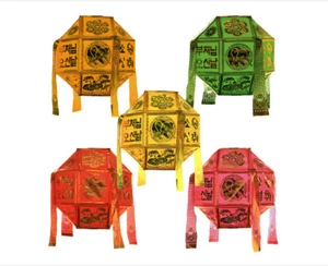 BUDDHA'S BIRTHDAY FESTIVAL OCTAGONAL LAMP 10ea _ BUDDHIST LOTUS LIGHT LANTERN - Picture 1 of 6