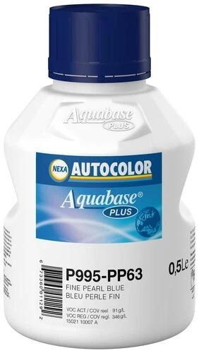 Nexa Aquabase Plus 995-​PP63 Mischlack Fine Pearl Blue 0,5 Liter - Bild 1 von 1