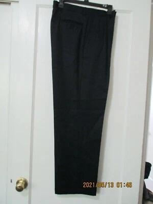 BRANDINI+LE COLLEZIONI+VESTIDO HOMBRE HOLGADO+NEGRO+TALLA 36WX30L+100% LANA Foto 1 de 4