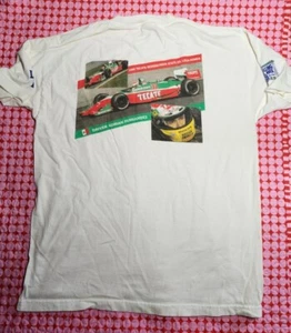 Vintage Single Stitch Adrian Fernandez Tecate Indycar T Shirt XL USA Made Cotton - Picture 1 of 14
