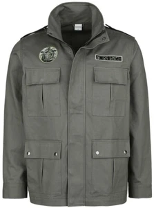 Iron Maiden Aces High Transition Cotton Olive Military Jacket Heavy Metal Band - Picture 1 of 7