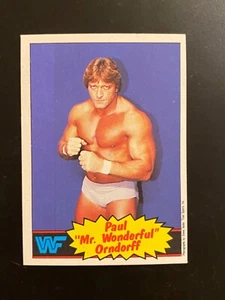 1986 Scanlens WWF Pro Wrestling Stars Australia #5 Paul Mr Wonderful Orndorff - Bild 1 von 2