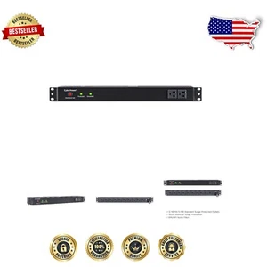 Professional Surge Protector with 12 Outlets and Industrial-Grade Metal Housing - Picture 1 of 8