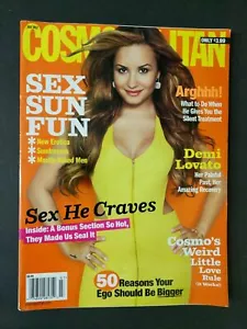 Cosmopolitan Magazin Demi Lovato Cover Sun Fun Juli 2012 ohne Etikett - M113 - Bild 1 von 2